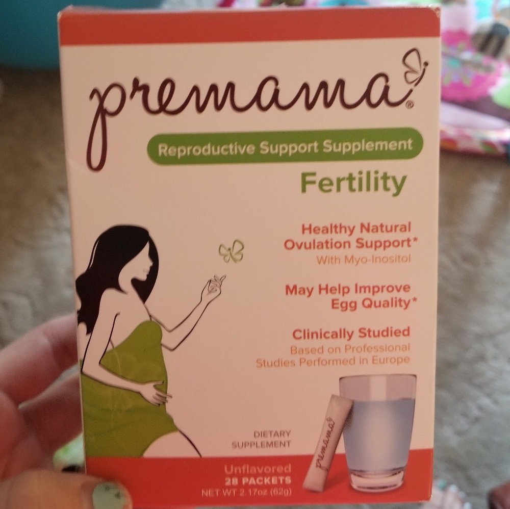 Premama fertility drink. Brand new, never opened.